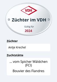 Z&uuml;chterplakette 2024